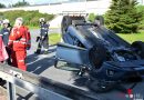 Stmk: Auto landet bei Kindberg auf dem Dach → Lenkerin unverletzt