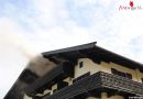 Tirol: Brand in einer Dachgeschosswohnung in Kitzbühel erfasst Dachstuhl