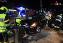 Stmk: Abendliche Pkw-Kollision auf Kreuzung in Knittelfeld