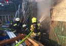 Nö: B4-Alarm bei Scheunen- bzw. Schuppenbrand in Königsbrunn