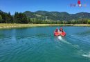 Stmk: Großangelegter Wasserdiensteinsatz in Kraubath/Mur → Person tot aus See geborgen