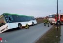 Nö: Autobus drohte zu kippen → Bergungseinsatz in Laa an der Thaya