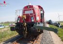 Deutschland: Lokomotive rammt Lkw auf Bahnübergang bei Landscheide