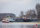 Nö: Diesel-Tankschiff in Langenzersdorf auf Grund gelaufen
