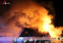 Oö: Dachstuhl-Vollbrand bei Wohnhaus in Ebensee