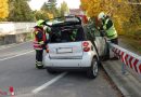 Nö: Smart an der Leitschiene von der Feuerwehr geborgen