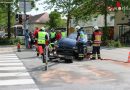 Nö: Feuerwehr Laxenburg räumt Unfallstelle nach Kreuzungskollision