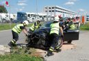 Nö: Pkw-Bergung nach Verkehrsunfall im IZ NÖ-Süd in Laxenburg