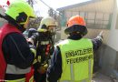 Oö: Gasflaschenbergung bei Kellerbrand in Leonding