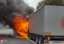 Nö: Brennender Lkw auf der A2 bei Leobersdorf