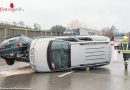 Oö: Pkw mit Autoanhänger auf A1 am Ebelsberger Berg verunfallt – langer Stau