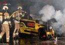 Oö: Linzer Touristen-Bummelzug in Flammen aufgegangen