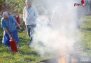 Nö: Handfeuerlöscher-Schulung im Missionshaus St. Gabriel in Maria Enzersdorf