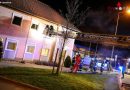 Oö: Brand auf einer Terrasse in Marchtrenk sorgt für Einsatz der Feuerwehr