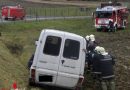Bgld: Kastenwagen landete in Maria Bild im Straßengraben