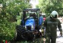 Oö: Seitliche Kollision zweier Traktoren in Mauerkirchen