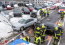 Oö: Drei Pkw auf der B 3 bei Mauthausen ineinander gekracht