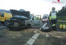 Stmk: Verkehrsunfall mit Pkw auf der A9 bei Mautern