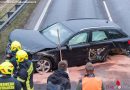 Oö: Drei Verletzte bei morgendlichen Verkehrsunfall auf der B3 bei Langenstein