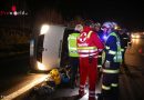 Oö: Verkehrsunfall auf der Innkreisautobahn bei Meggenhofen fordert einen Schwerverletzten