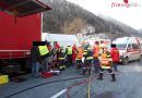 Stmk: Kleintransporter-Lenker bei Auffahrunfall auf A9 eingeklemmt