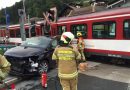 Sbg: Verkehrsunfall mit Eisenbahn und Pkw in Mittersill