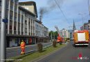 Deutschland: Feuer auf dem Balkon eines Wohn- und Geschäftshauses in der Mülheimer Innenstadt