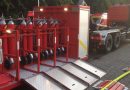 Deutschland: Feuerwehr Mühlheim hilft bei Silobrand mit Wechsellader “Sonderlöschmittel” mit CO2 aus