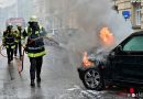 Bayern: Chrysler PT Cruiser in München ein Raub der Flammen