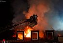 Bayern: Große Feuer in der Silvesternacht 2016/17 in München