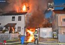 Bayern: Garagenbrand in München erfasst auch Doppelhaushälfte