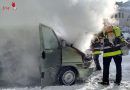 Bayern: Brennender Kleinbus in München