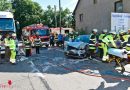 Bayern: Eingeschlossene Person nach Pkw-Lkw-Unfall in München