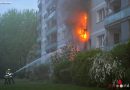 Bayern: Personenrettungen bei ausgedehntem Wohnungsbrand in Münchner Mehrparteienhaus