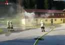 Stmk: Zimmerbrand in Hotelanlage als Übungsannahme in Neuberg an der Mürz