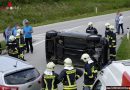 Oö: Bergungsarbeiten nach Verkehrsunfall in Neuhofen an der Krems