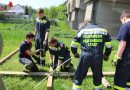 Nö: Katastrophenschutzübung der Feuerwehr Neulengbach zum Thema “Pölzen”