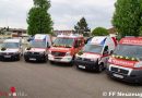 Oö: Fünf Fahrzeuge von Rotem Kreuz und Feuerwehr gemeinsam gesegnet
