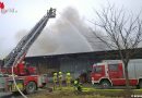 Nö: Drei Tote bei Großfeuer in landwirtschaftlicher Maschinenhalle in Obergänserndorf