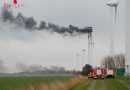 Deutschland: Windkraftanlage in Oederquart ausgebrannt – Feuerwehr zum Zusehen verurteilt