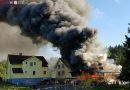 Schweiz: Auto bei Arbeiten in Brand geraten → komplette Garage abgefackelt