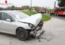 Oö: Autolenkerin nach Unfall in Oftering von der Feuerwehr aus Fahrzeug befreit