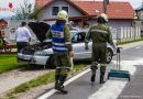 Oö: Aufräumarbeiten nach Unfall bei Ohlsdorf und Kinderhorde zu Besuch bei FF Ohlsdorf