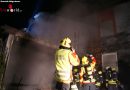 Oö: Wohnhausbrand in der Silvesternacht → Nebengebäude in Vollbrand