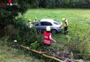 Nö: Pkw in Payerbach von Fahrbahn abgekommen und in Buschwerk gelandet