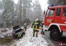 Nö: Autobergung mit zwei Seilwinden bei Penk-Altendorf