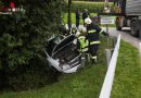 Oö: Verkehrsunfall auf der Scharnsteiner Straße in Pettenbach fordert eine verletzte Person