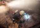 Oö: Alarmstufe II-Einsatz bei brennendem Tischlerei-Silo in Paffing