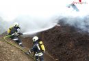 Bgld: Zwei Feuerwehren bei brennendem Komposthaufen in Riedlingsdorf im Einsatz