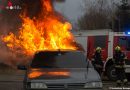 Bayern: Brand gasbetriebener Pkw in München & Paketbote wird zum Feuerwehrmann